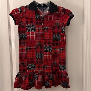Holiday Print Polo by Ralph Lauren Red and Black Plaid Garment